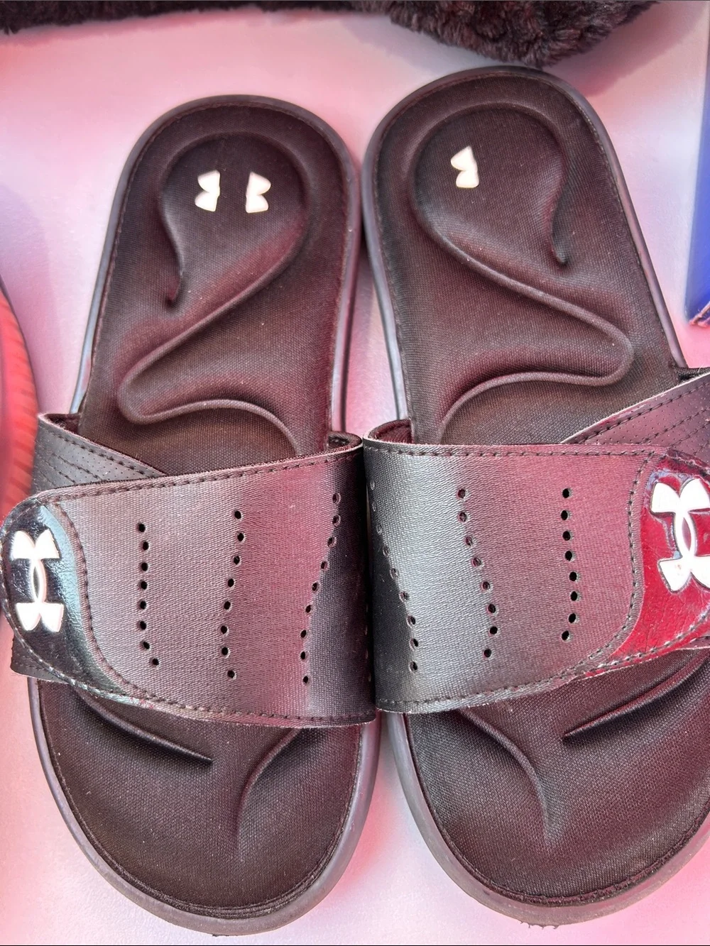 Under Armour Black Padded Slide Sandals